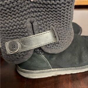 UGG Black Rubber Sole Boots